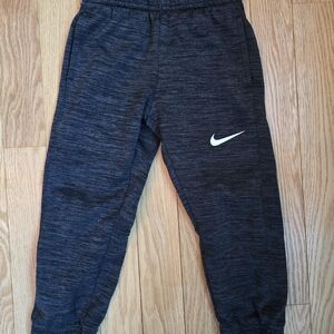 Nike Kids Charcoal Joggers with White Logo